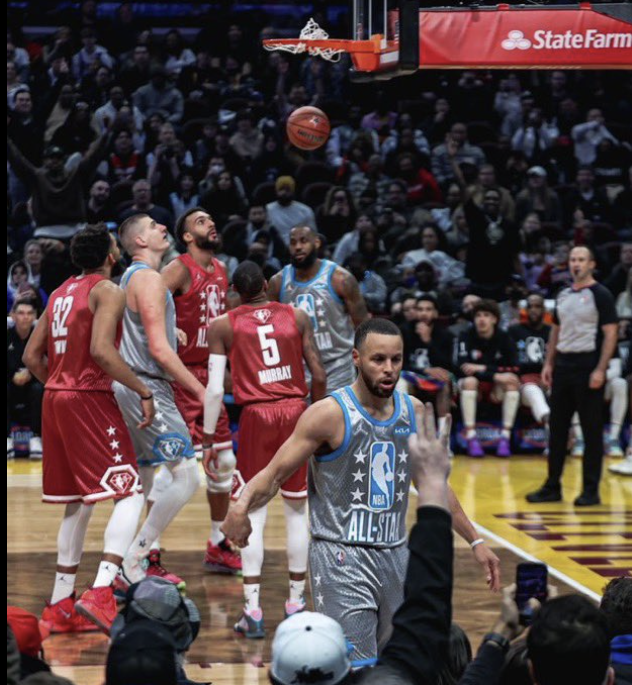 Steph Curry Look Away Shot